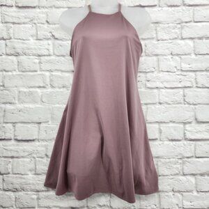 Madewell Mauve Shadow Flex Fitness Dress with Built In Shorts Size Small